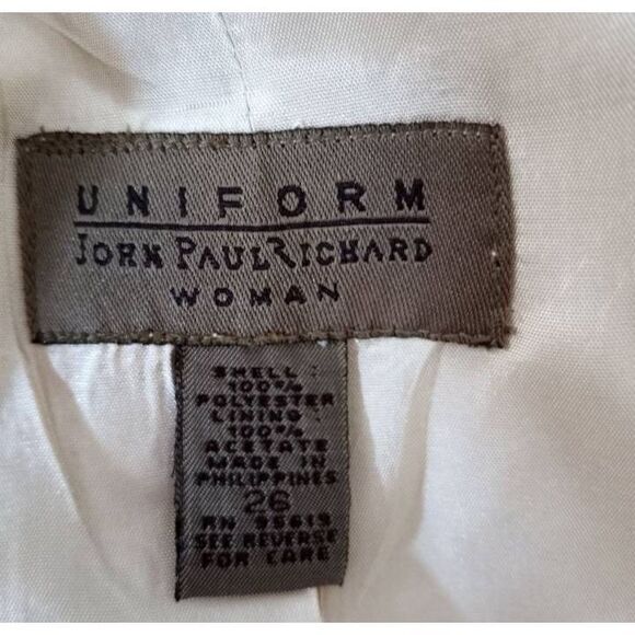 JOHN PAUL RICHARDS CREAM BLAZER SZ.26 EUC. - Picture 6 of 7